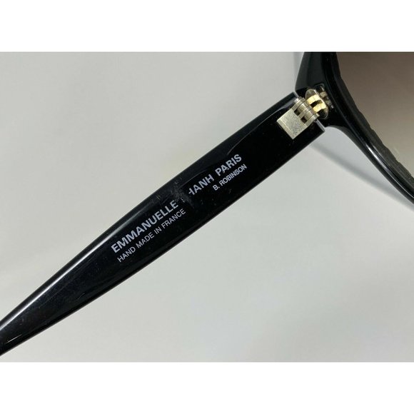 VINTAGE EK EMMANUELLE KHANH 8080 16  EML Snakeskin Pieces Black Frame Scratched main image 6